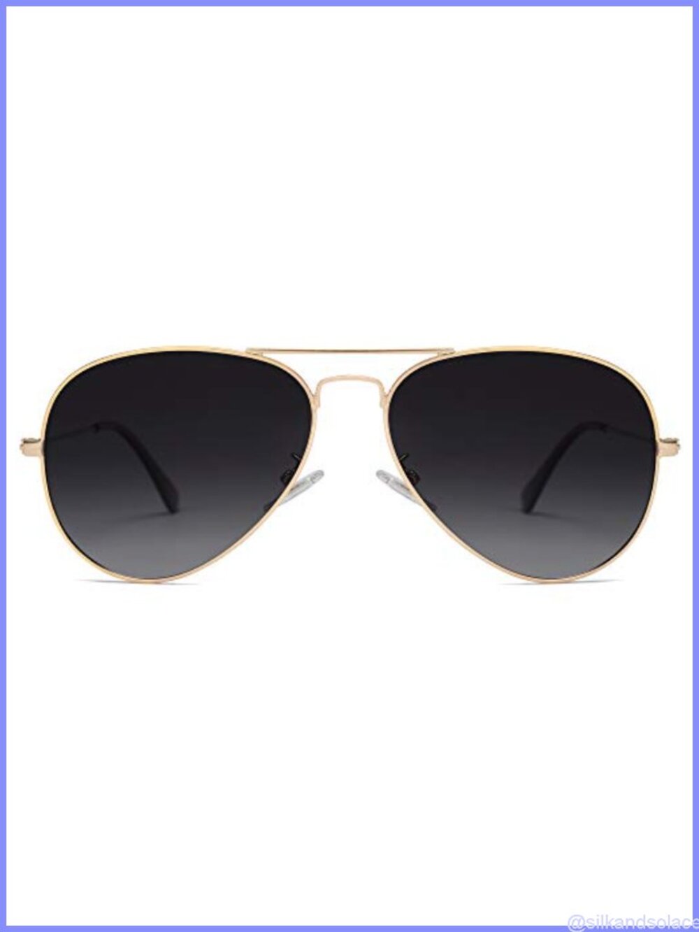 Polarized Aviator Sunglasses Metal Frame UV Protection Outdoor Unisex